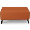 Ver imagem 6 de Kit 02 Puff Decorativo Para Sala de Estar Cléo W01 Base de Ferro 90cm Tecido Terracota - Lyam Decor