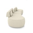Ver imagem 6 de Sofá Sala de Estar Modulado França 366cm Encosto Articulável com Almofadas Bouclê Offwhite G45 - Gra