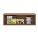 Ver imagem 3 de Armário Aéreo Geladeira 80cm 1 Porta Basculante Etna Bege/Carvalho Oak/Off White