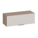 Ver imagem 1 de Armário Aéreo Geladeira 80cm 1 Porta Basculante Etna Bege/Carvalho Oak/Off White