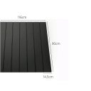 Ver imagem 5 de Cabeceira Cama Solteiro Lambri Painel MDF Modular 116x90cm:Preto