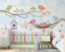 Ver imagem 2 de Papel de parede arca de noé infantil para quarto de bebê M² PP29