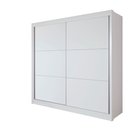 Ver imagem 3 de Guarda Roupa Casal MDF 2 Portas 6 Gavetas Hawai Branco