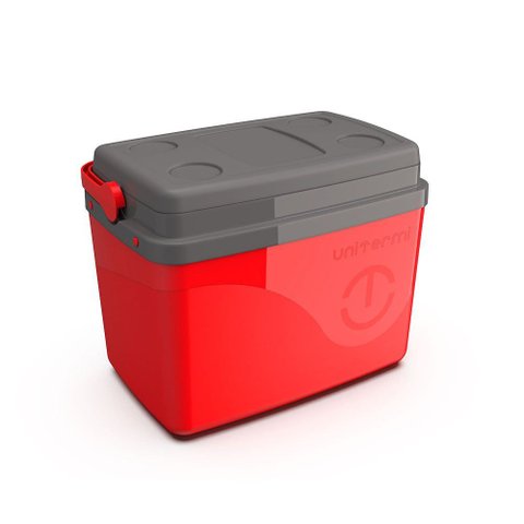 Cooler Térmico Unitermi Caixa Floripa com Alça de 30 Litros com Capacidade para 45 Latas - Vermelha