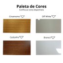 Ver mais imagens de Guarda Roupa Casal MDF 2 Portas 6 Gavetas Hawai Marrom/Cinamomo/Off White