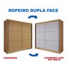 Guarda Roupa Casal MDF 2 Portas 6 Gavetas Hawai - 5