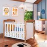 Quarto de Bebê Cômoda com Janelas Losango e Berço Americano Cocada Yescasa - 3