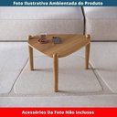 Ver imagem 6 de Mesa de Centro Orgânica Artesano 60 Cm (largura) em Mdp Hanover (mel) e Pés em Madeira Maciça