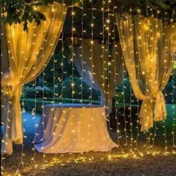 Cortina Led Fixa Decorativa 300 Lâmpadas Fio Transparente Branco Quente 3m X 2m - Wincy - 4 Cortina Led Fixa Decorativa 300 Lâmpadas Fio Transparente Branco Quente 3m X 2m - Wincy - 4