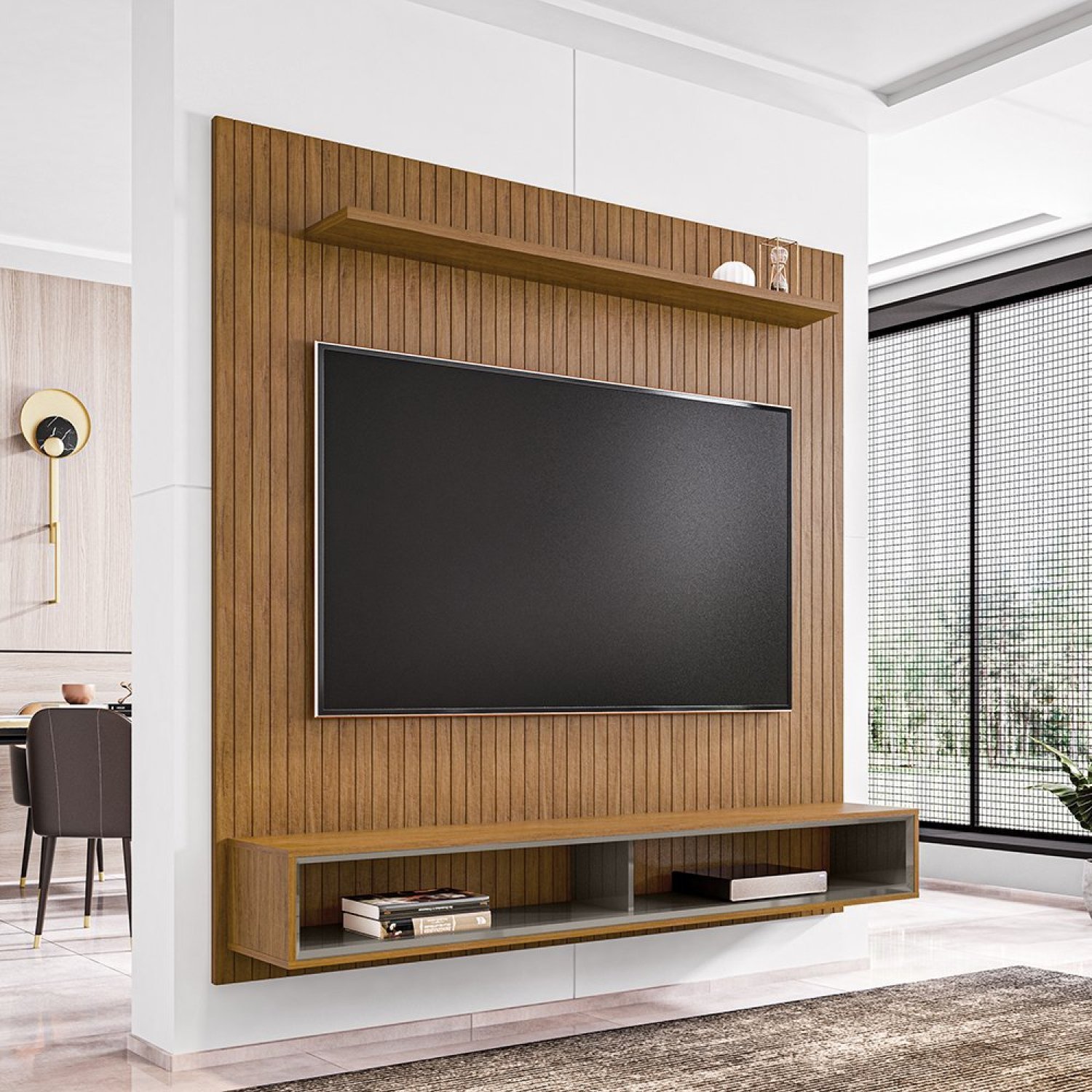 Painel para TV até 60 Polegadas 160cm Turin - 1