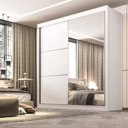 Guarda Roupa Casal 2 Portas 6 Gavetas 100% MDF Coliseu - 2