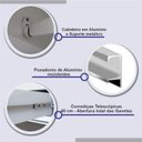 Ver mais imagens de Guarda Roupa Casal 2 Portas 6 Gavetas 100% MDF Coliseu Branco