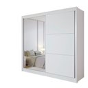 Ver imagem 3 de Guarda Roupa Casal 2 Portas 6 Gavetas 100% MDF Coliseu Branco