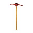 Ver imagem 1 de Picareta Pá e Ponta Cabo Madeira Encerado Cunha Polietileno Minasul