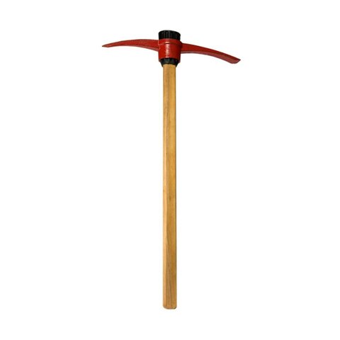 Picareta Pá e Ponta Cabo Madeira Encerado Cunha Polietileno Minasul