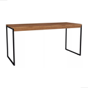 Ver imagem 3 de Mesa Industrial para Escritório Moderno Diretor 1,20 - Freijó