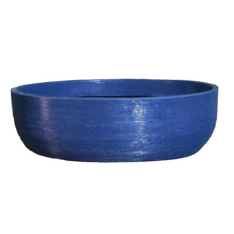 Vaso Planta 55x20 Bacia Cuia Polietileno - AZUL ESCURO 013
