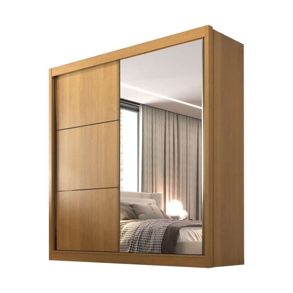 Guarda Roupa Casal 2 Portas 6 Gavetas 100% MDF Coliseu - 15