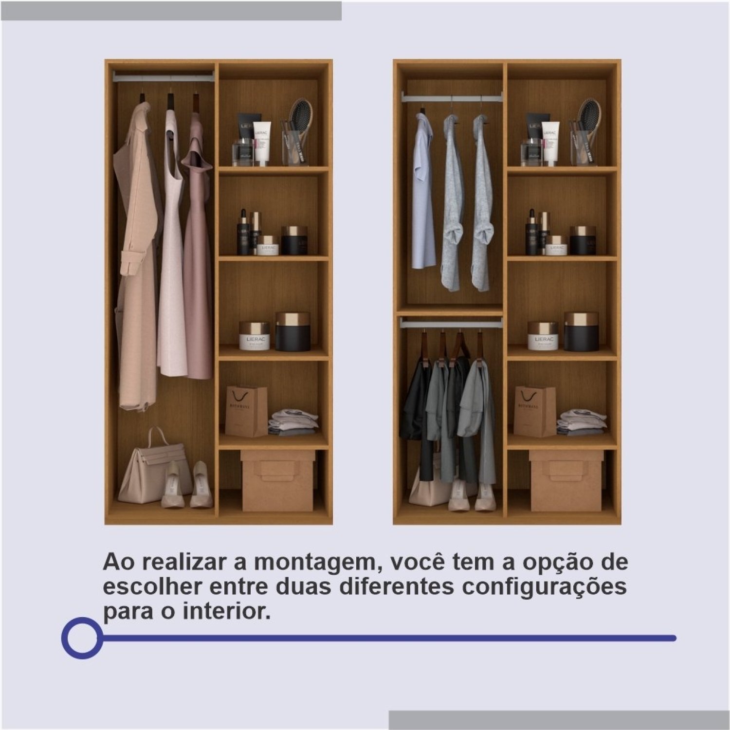 Guarda Roupa Casal 2 Portas 6 Gavetas 100% MDF Coliseu - 12