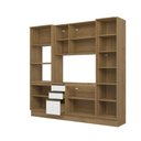 Ver imagem 3 de Cozinha Compacta Celeste Kappesberg 100% Mdf Nogueira/branco 240cm