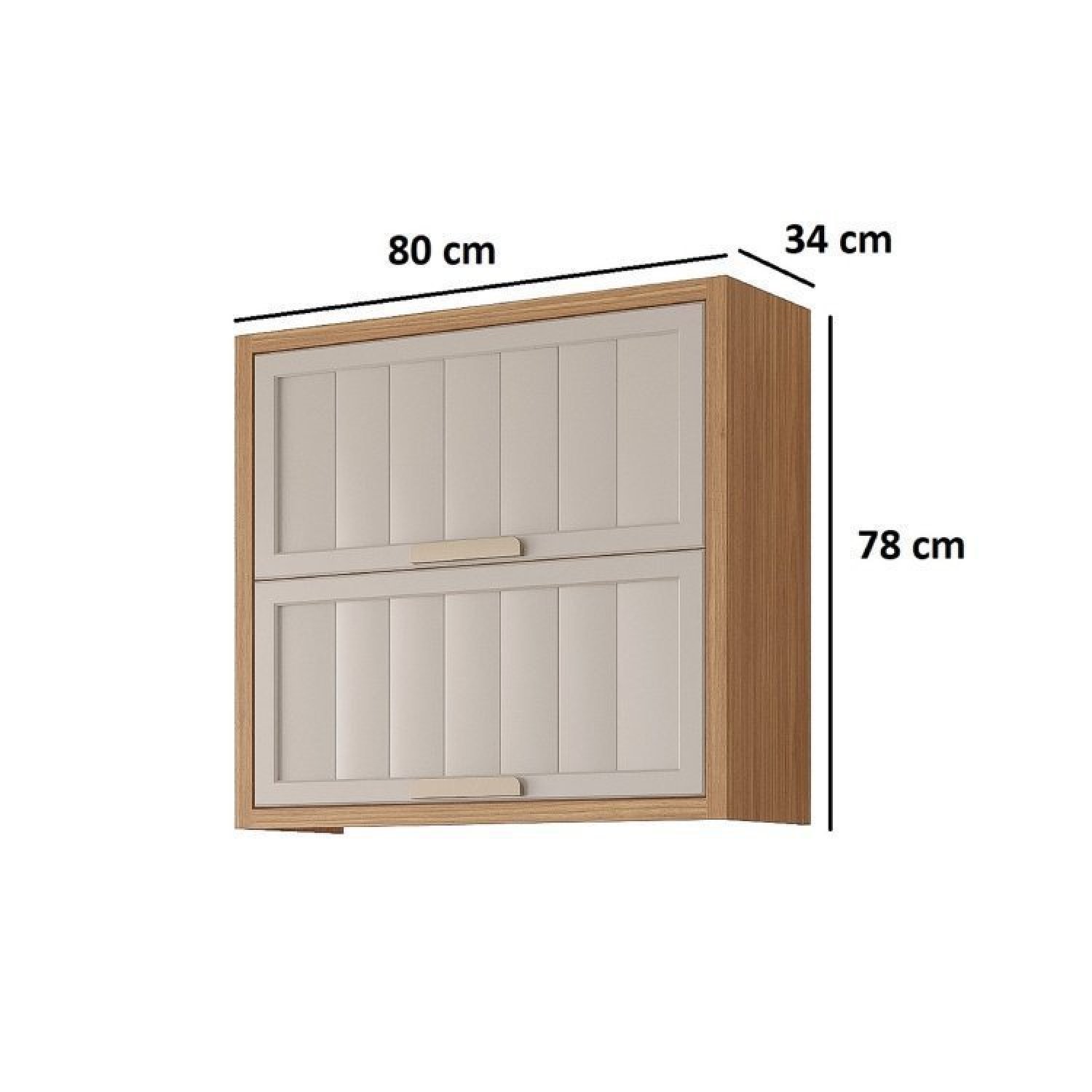 Cozinha Modulada Compacta 3 Peças 1 Nicho para Forno ou Microondas Helen Yescasa - 10