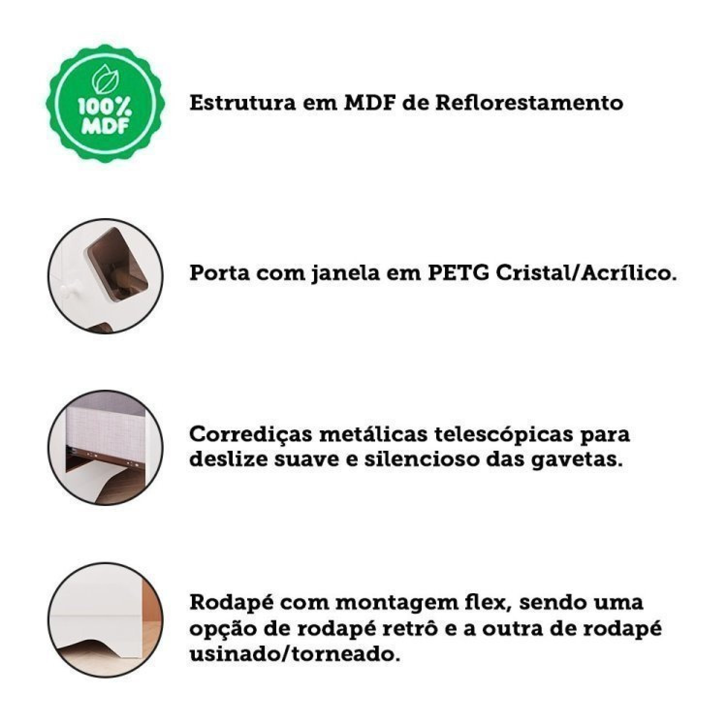 Quarto de Bebê Cômoda com Janelas Losango e Berço Americano Ayla Espresso Móveis - 13