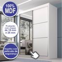 Ver imagem 7 de Guarda Roupa Casal 2 Portas 3 Gavetas com Espelho 100% MDF Grécia Branco