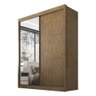 Guarda Roupa Casal 2 Portas 3 Gavetas com Espelho 100% Mdf Grécia - 13