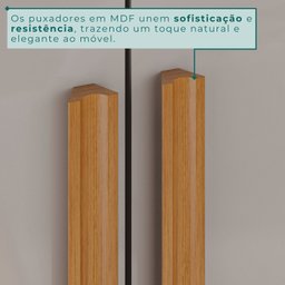 Guarda-roupa Casal 6 Portas 8 Gavetas Florianópolis 100% MDF  - 7