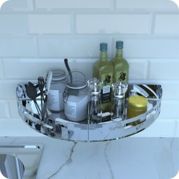 Porta Temperos e Condimentos de Parede Inox Multiuso - 4