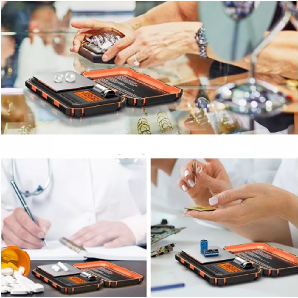 Balança Portátil com Unidades de Medida - 200g/0,01g - 4