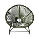 Ver imagem 2 de Cadeira Acapulco Jardim em Corda Naútica Base Alumínio - Verde Musgo