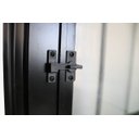 Ver imagem 3 de Porta de Alumínio Preto de Entrada Social CMC Modular - Lado Esquerdo - 2.10 (A) X 0.80 (L)