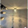 Lustre para Sala Quarto de Cristal Legítimo K9 Espiral Redondo 30 Cm Alt Soquete E27 - Transparente - 4