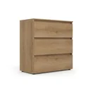 Ver imagem 2 de Cômoda para Quarto 3 Gavetas 90x92cm Condessa Yescasa Marrom/Capuccino