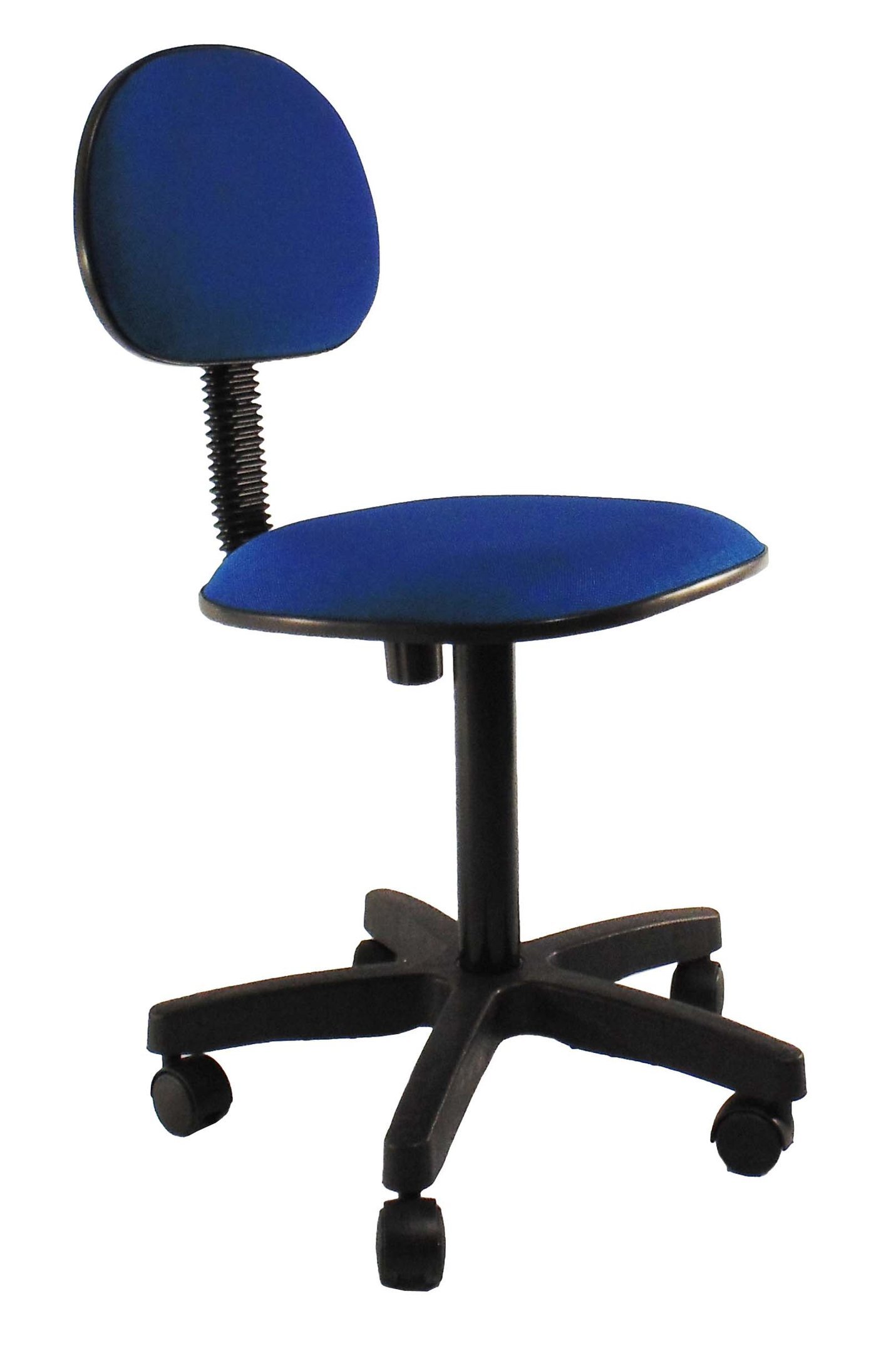 Cadeira secretária sem regulagem de altura AARON FLEX tecido azul