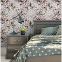 Ver imagem 4 de Papel de Parede Floral Rosa em Pintura a Óleo - 3,00x0,50m