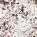 Ver imagem 5 de Papel de Parede Floral Rosa em Pintura a Óleo - 3,00x0,50m