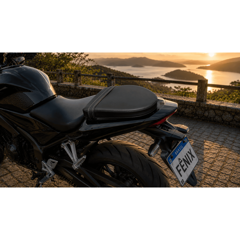 Almofada para Banco de Moto Premium Confortável Antiderrapante
