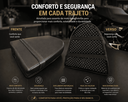 Ver imagem 4 de Almofada para Banco de Moto Premium Confortável Antiderrapante