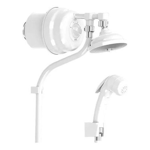 Ducha Clássica com Desviador Br Cardal 5.500w 110v Aq096/1 Branco, 5500 W, 127v