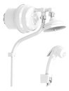 Ver imagem 1 de Ducha Clássica com Desviador Br Cardal 5.500w 110v Aq096/1 Branco, 5500 W, 127v