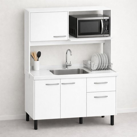 Cozinha Compacta Sibéria 3 Portas 2 Gavetas Direto Sim Yescasa