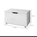 Ver imagem 3 de Baú Organizador MDF com Rodízios Lua