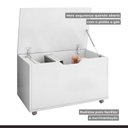 Ver imagem 4 de Baú Organizador MDF com Rodízios Lua