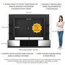Ver imagem 6 de Estante Tv 65" Portas C/ Espelho Oslo Multimóveis V3390 Preta Preto