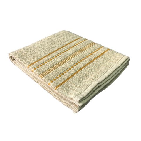 Kit 3 Toalhas de Rosto Modelo Suprema Grande Macia 100% Algodão Perfeito Estilo Bege