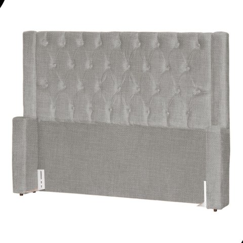 Cabeceira de Cama Box Estofada 160 Cm Queen Linho Emma