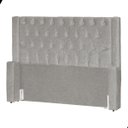 Ver imagem 1 de Cabeceira de Cama Box Estofada 160 Cm Queen Linho Emma