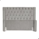 Ver imagem 5 de Cabeceira de Cama Box Estofada 160 Cm Queen Linho Emma